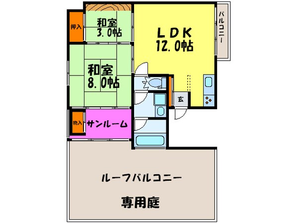 バレンシア歌敷山の物件間取画像